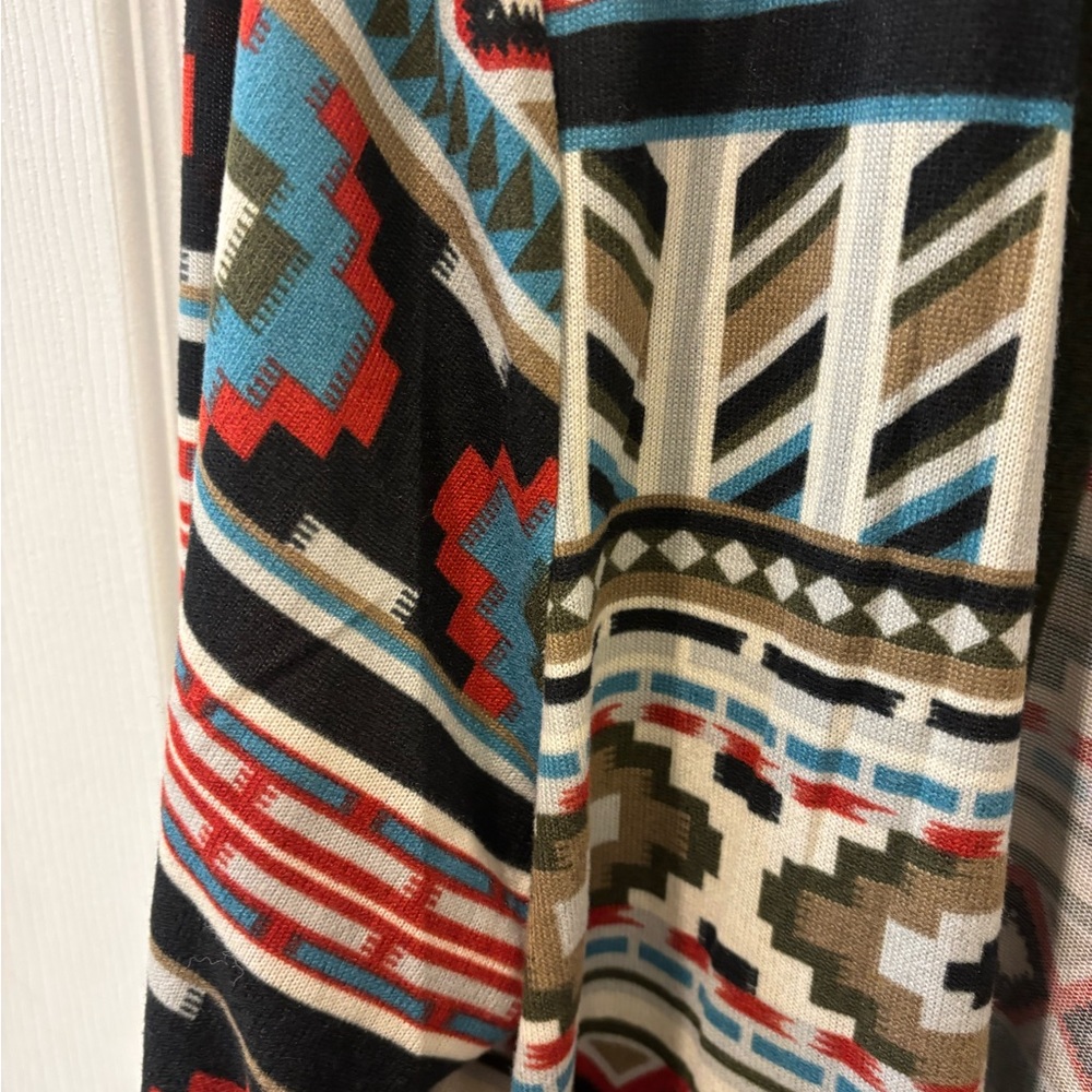 Sunshine‎ & Rodeos Western Geometric Patterned Long Cardigan - Picture 3 of 5